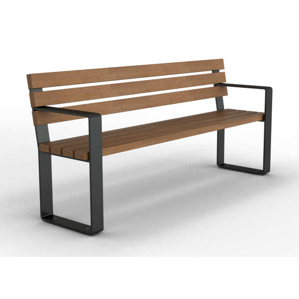 Park bench | with armrest | with backrest